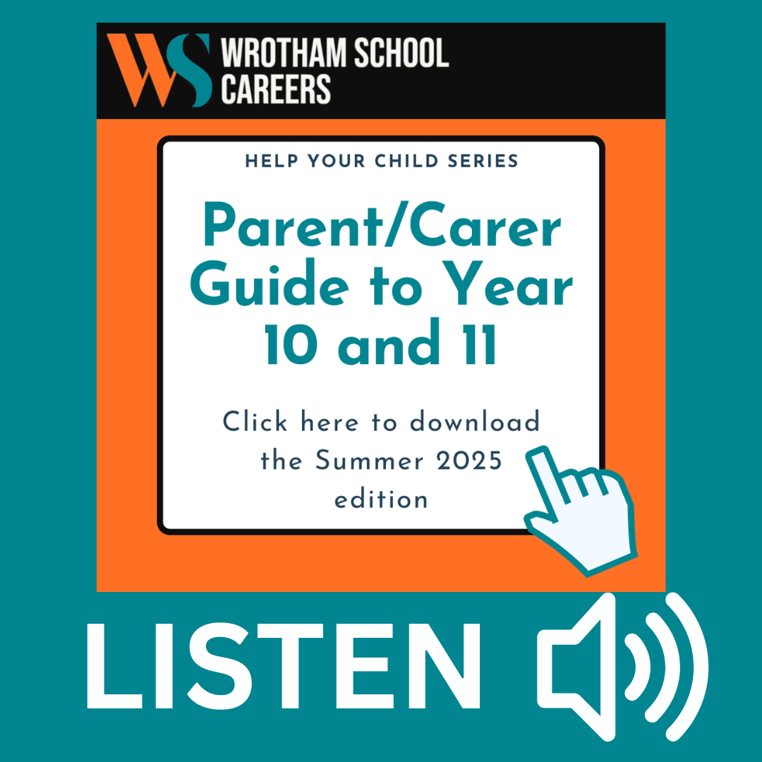 Click here for an audio version of the parent and carer guide. Parent and carer guide to Year 10 and 11. Summer 2025 Edition