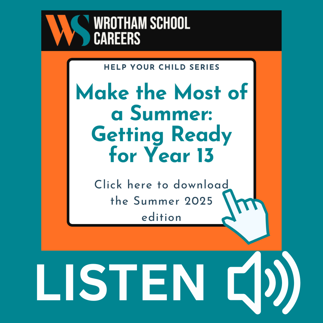 Click here for an audio guide. Make the most of a summer: getting ready for Year 13. Summer 2025 edition.