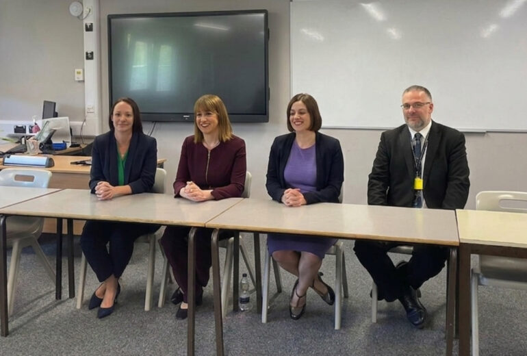 The Chancellor and Education Secretary visit Wrotham School