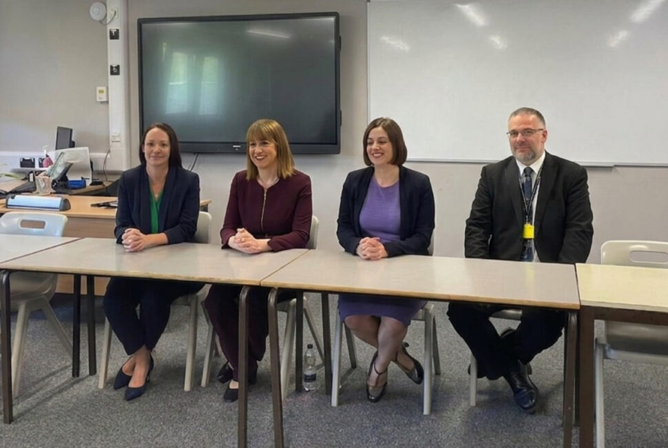 The Chancellor and Education Secretary visit Wrotham School